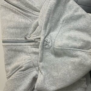 Gray Zip-Up Hoodie
